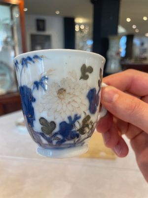 A set of six Chinese Imari-style cups and saucers from the Nanking cargo, Qianlong — photo 51