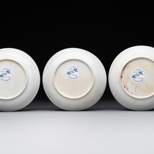 A set of six Chinese Imari-style cups and saucers from the Nanking cargo, Qianlong — photo 11