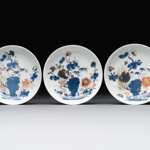 A set of six Chinese Imari-style cups and saucers from the Nanking cargo, Qianlong — photo 8