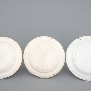 A set of six Spanish Talavera pottery plates, 19th C. — 照片 3