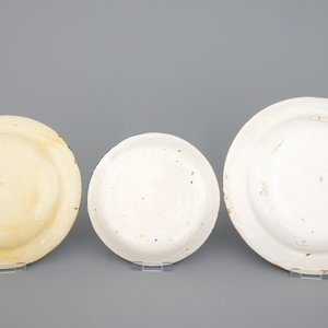 A set of six Spanish Talavera pottery plates, 19th C. — 照片 4
