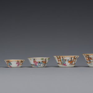 A set of ten Chinese famille rose nesting bowls, Daoguang mark and of the period — 照片 9