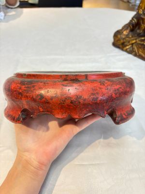 A set of three Chinese or Vietnamese gilt-lacquered wooden sculptures of Buddha, 18/19th C. — photo 11