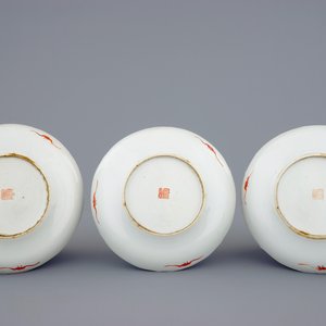 A set of three Chinese qianjiang cai plates, 19/20th C. — 照片 2