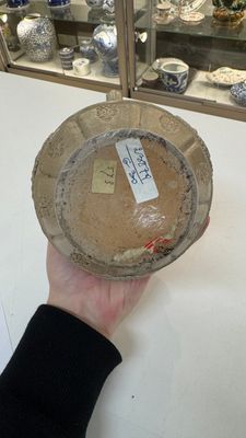 A Siegburg stoneware jug with mounted pewter lid, dated 1594 — photo 18