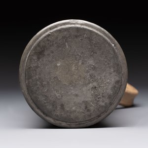 A Siegburg stoneware pewter-mounted schnelle, dated 1589 — photo 7