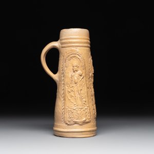 A Siegburg stoneware 'Schnelle' depicting Hannibal, Leonidas and Jupiter, dated 1566 — photo 3