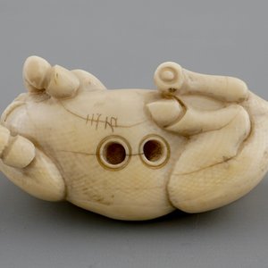 A signed Japanese ivory netsuke of a horse, 19th C. — 照片 7