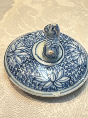 A silver-mounted Chinese blue and white wine pot, Wanli — photo 20