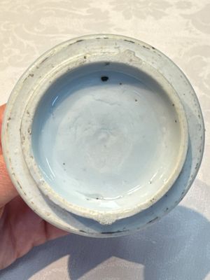 A silver-mounted Chinese blue and white wine pot, Wanli — photo 23
