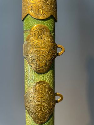 A silver plated dagger and four swords, China, Burma and Indonesia, 18/19th C. — foto 31