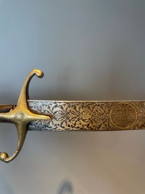 A silver plated dagger and four swords, China, Burma and Indonesia, 18/19th C. — foto 9