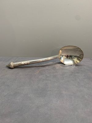 A silver tazza, four boxes and a large spoon, China and Thailand 19/20th C. — 照片 1