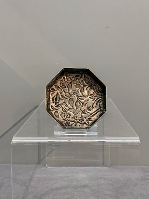A silver tazza, four boxes and a large spoon, China and Thailand 19/20th C. — 照片 19