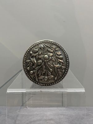 A silver tazza, four boxes and a large spoon, China and Thailand 19/20th C. — 照片 30