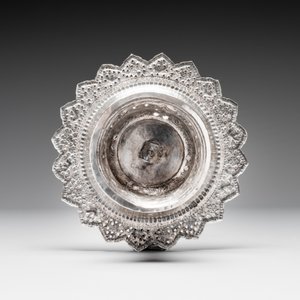 A silver tazza, four boxes and a large spoon, China and Thailand 19/20th C. — 照片 6