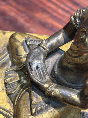 A Sino-Tibetan bronze figure Buddha Amitayus, Qianlong — photo 7