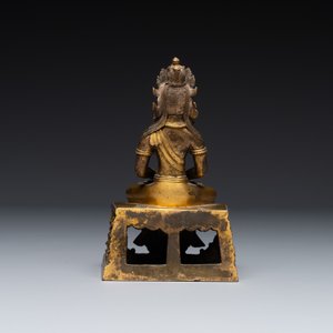 A Sino-Tibetan bronze figure Buddha Amitayus, Qianlong — photo 4