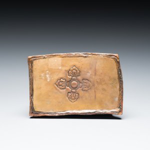 A Sino-Tibetan gilt and silvered copper alloy Medicine Buddha or Bhaishajyaguru, 19th C. — 照片 5