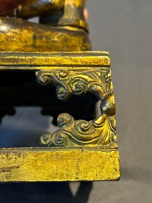 A Sino-Tibetan gilt bronze Buddha Amitayus, dated 1770, Qianlong — 照片 12