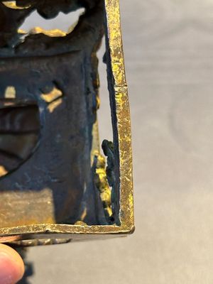 A Sino-Tibetan gilt bronze Buddha Amitayus, dated 1770, Qianlong — 照片 16