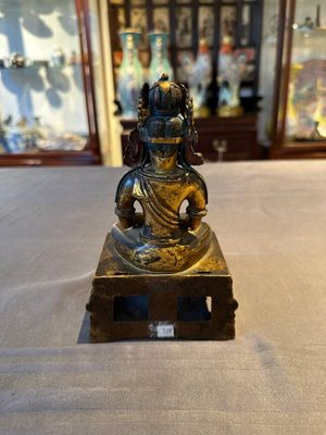 A Sino-Tibetan gilt bronze Buddha Amitayus, dated 1770, Qianlong — 照片 3