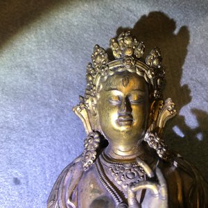 A Sino-Tibetan gilt bronze figure of a White Tara, Ming — photo 30