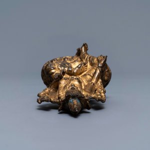 A Sino-Tibetan gilt bronze figure of Green Tara, 17/18th C. — 照片 7