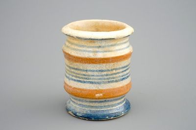 A small Antwerp maiolica albarello, ca. 1580
