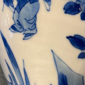 A small Chinese blue and white 'boy on horseback' vase, Kangxi — 照片 13