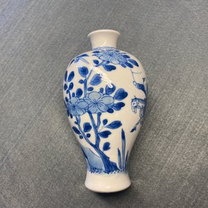 A small Chinese blue and white 'boy on horseback' vase, Kangxi — 照片 10