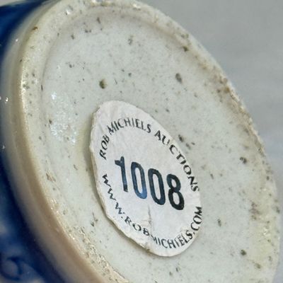 A small Chinese blue and white ko-sometsuke 'Ji 吉' tea container — foto 19