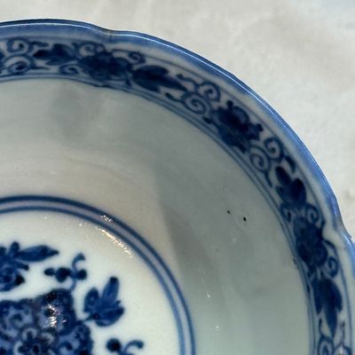 A small Chinese blue and white ko-sometsuke 'Ji 吉' tea container — foto 30
