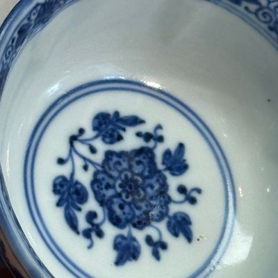 A small Chinese blue and white ko-sometsuke 'Ji 吉' tea container — foto 33