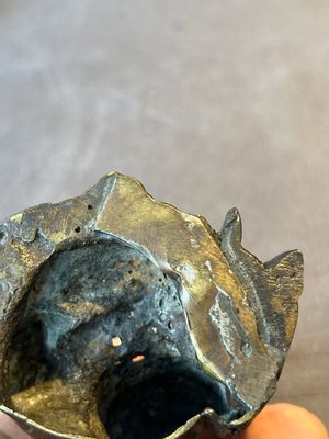 A small Chinese bronze figure of a Luohan, Ming — photo 13