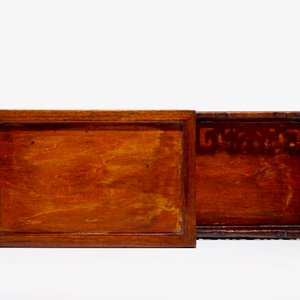 A small Chinese carved wood display with dragon panels, ca. 1900 — photo 6