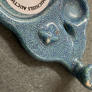 A small Chinese gourd-shaped robin's egg-glazed ink stone, Qianlong — 照片 4