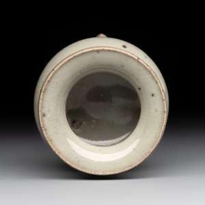 A small Chinese green-glazed 'jun' tripod censer, Hebi, Song/Yuan — photo 5