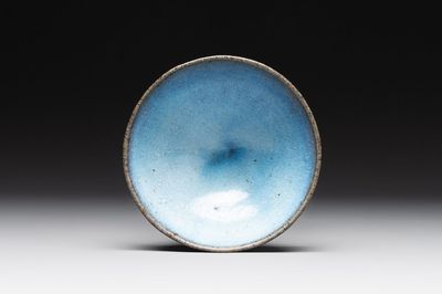 A small Chinese 'jun' bowl, Yuan/Ming