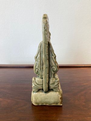 A small Chinese Longquan celadon table screen, Ming — 照片 4