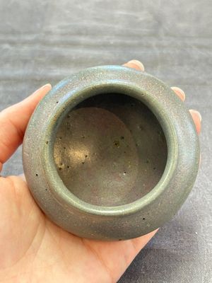 A small Chinese Longquan celadon water dropper and a jun-type water pot, Yuan/Ming — 照片 5