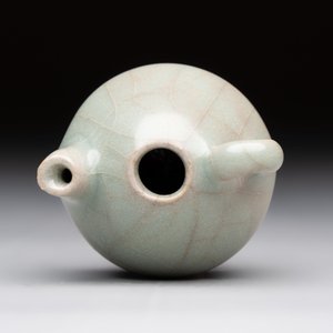 A small Chinese Longquan celadon water dropper and a jun-type water pot, Yuan/Ming — 照片 6