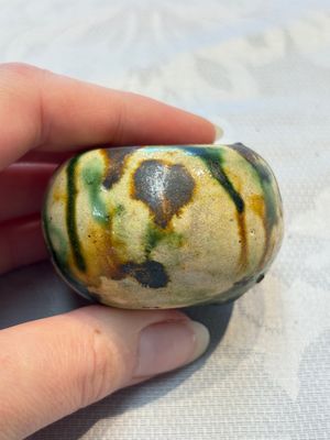 A small Chinese sancai water pot, Tang — photo 1