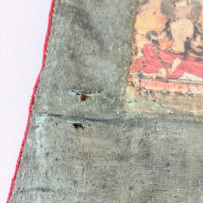 A small Tibetan thangka of Shadakshari Avalokiteshvara — photo 6