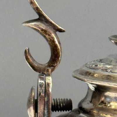 A South-East Asian repoussé silver teapot and a covered box — photo 14