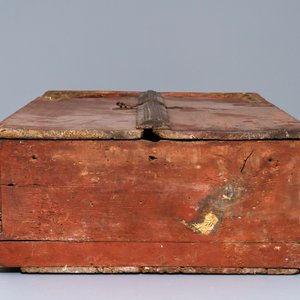 A Spanish painted wooden monstrance cabinet, 17th C. — 照片 7