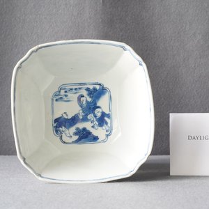 A square Chinese blue and white bowl, Chenghua mark, Kangxi — 照片 10