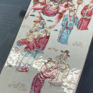 A square Chinese famille rose vase, 19th C. — 照片 19