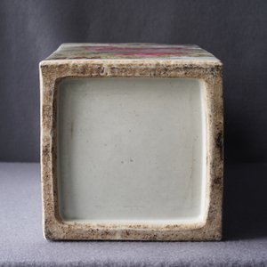 A square Chinese qianjiang cai vase, signed Ma Qing Yun, dated 1907 — 照片 13