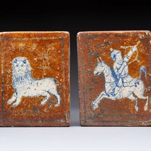 A study collection of six pieces of pottery and fritware, Persia and Central Asia, 12th C. and later. — photo 12